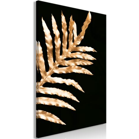 Tableau toile de décoration murale impression premium en 1 partie sur châssis en bois motif Fougère magique 20x30cm 110016103 (1/3)