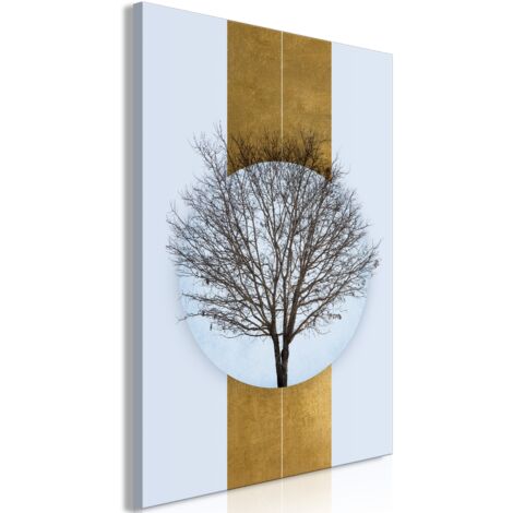 Tableau toile de décoration murale impression premium en 1 partie sur châssis en bois motif Arbre nu 20x30cm 110015780 (1/3)