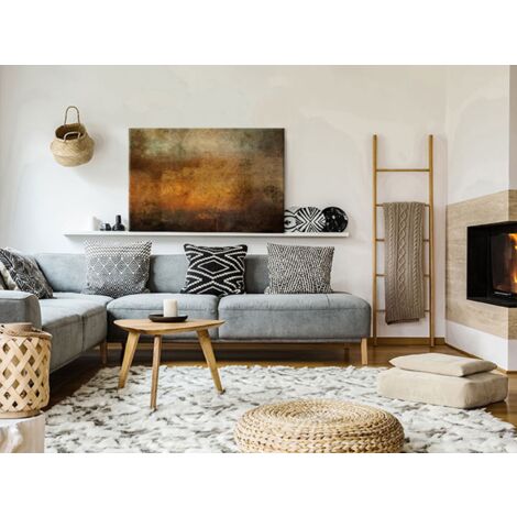 Grande Toile Décorative 120x80cm – Portrait De Femme Et Or – Art Mural Moderne ARTTOR