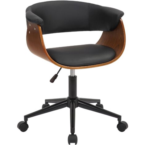 Chaise De Bureau Sur Roulettes – Noire, Hauteur 90cm, Usage Professionnel