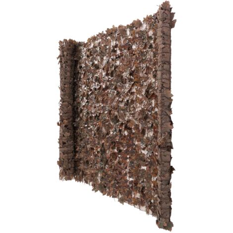 Brise-vue pour balcon protection contre le vent pour clôture de balcon terrasse 500x100 cm marron érable 040005947 (1/5)
