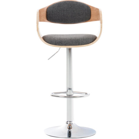 Tabourets de bar lot de 2 jaune moutarde tissu | Leroy Merlin