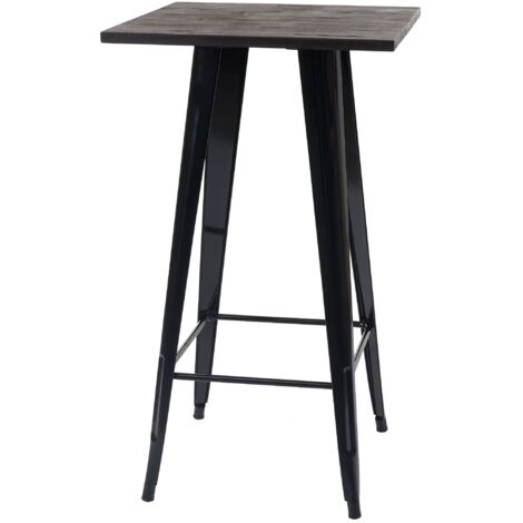 Table Haute De Bar Ruhr - CLP - Bois Industriel - Réglable 100-123cm - Neuve