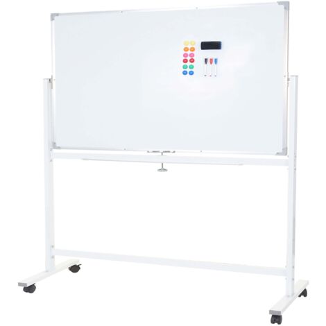 1x tableau blanc avec accessoires tableau d'affichage magnétiques 180 x 100 cm 040008571 (1/5)