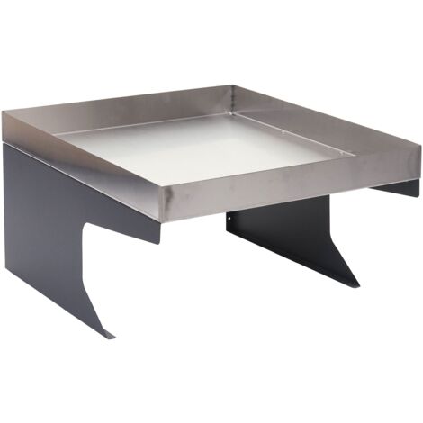 Abri pour robot tondeuse avec bac à plantes 37 x 60 x 70 cm en acier inoxydable anthracite 040006934 (1/5)