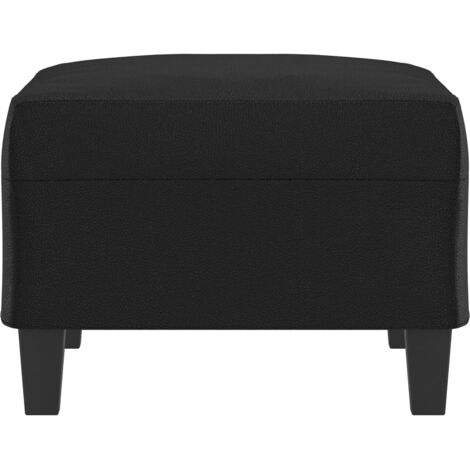 Petit Pouf Repose-Pieds Sharplace - Tabouret Cubique En Velours Éponge, 20x19cm, Antidérapant, Noir, Pour Entrée, Salon, Bureau - 12