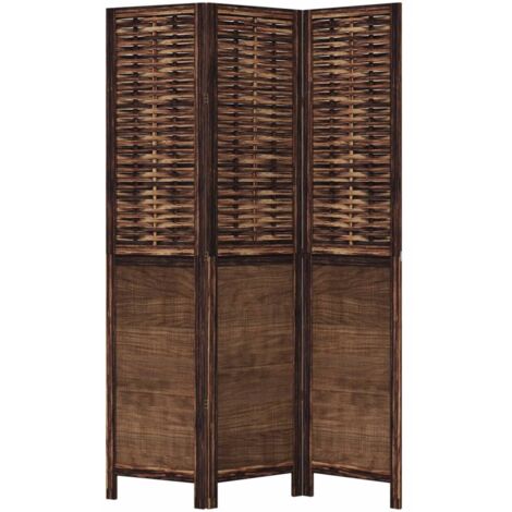 Paravent intérieur 3 panneaux style campagnard chic - séparateur de