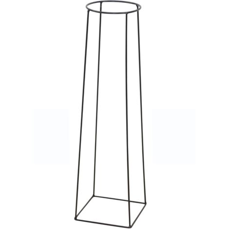 Porte-Pot Suspendu Moderne – Anneau en Fer Noir 20 x 20 x 72 cm DEC050071 (1/4)