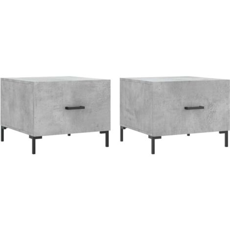 Lot De 2 Tables Basses Ou Chevets, Dimensions 40.5x40.5x52.5 Cm, D'occasion
