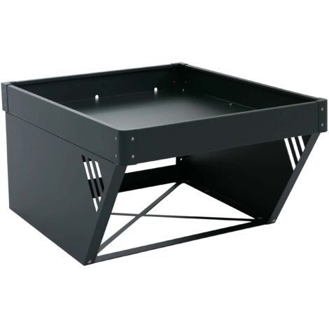Garage pour robot tondeuse avec jardinière abri avec toit pour tondeuse robot 40 × 60 × 70 cm en métal vert 040008933