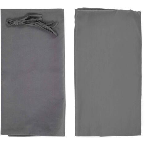 Toile de remplacement pour pergola 3x3 m protection UV30+ imperméable toile en polyester gris 040011047 (1/5)