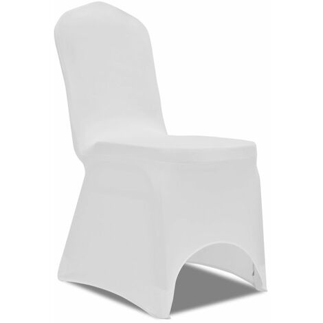 Housse de chaise extensible 100 pcs Blanc DEC022501 (1/5)