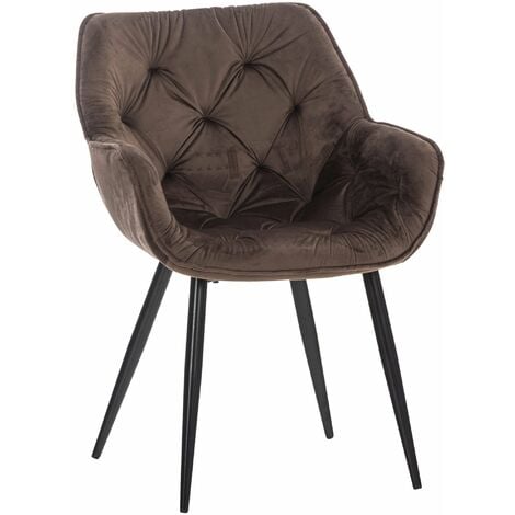 Wahson Chaise Coiffeuse Pivotant en Velours Fauteuil Salon Moderne