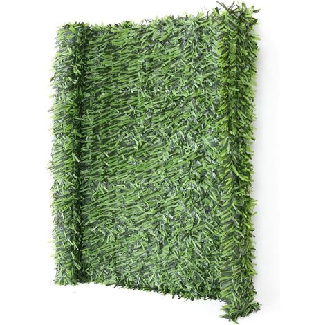 Décoshop26 – Brise-vue balcon 300x150cm sapin clair – PVC 100% – Protection contre le vent – Haie d'intimité décorative – 40001076