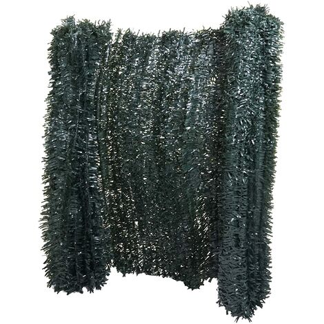Décoshop26 – Brise-vue haie artificielle 300x100cm – Protection vent balcon et terrasse – Textile polyester sapin foncé – 40001071 (1/5)