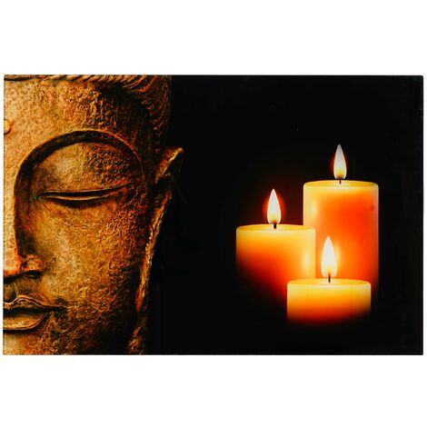 Image sur verre décoration murale 40x60cm motif Bouddha 040004143 (1/5)