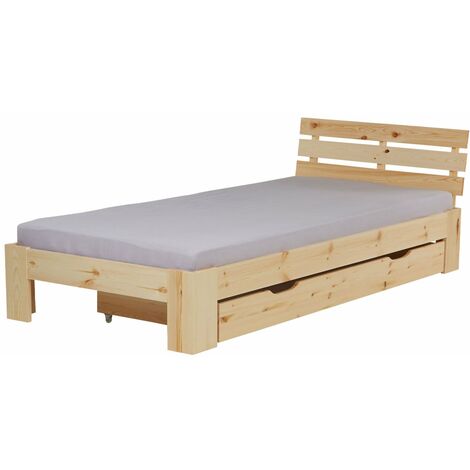 Sommier Bois Hêtre 80x200 Cm - Hauteur 35 Cm - Orthopédique - Evergreenweb - Neuf