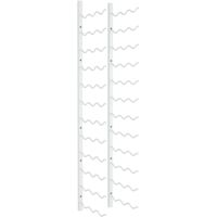 Casier range bouteilles étagère de rangement vin mural pour 36 bouteilles en fer blanc DEC024381