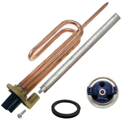 Resistencia Curva 1500W + Ánodo + Junta Termos Cointra Thermor Ariston