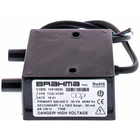 Transformador Quemador Caldera Gasóleo BRAHMA TC2L VCA