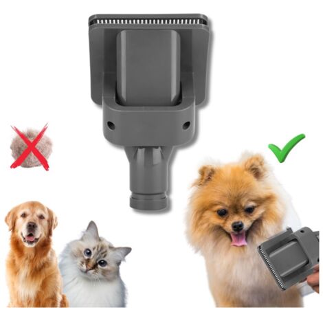 Cepillo para Perros compatible con Dyson - Accesorios para Aspiradora Dyson V11 V10 V8 V7 - Cepillo De Pelo De Animales para Aspir (1/2)