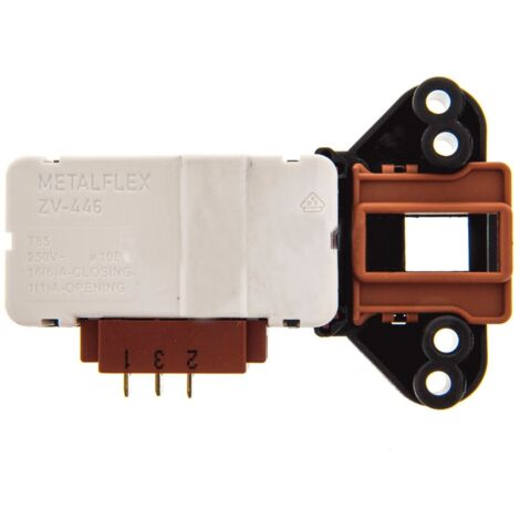 DL-pro Blocco porta per Beko Blomberg 2805310800 Metalflex ZV-446 T3 Rold DA046 44683188 bloccaggio relè porta bloccaggio porta contatto interruttore porta per lavatrice