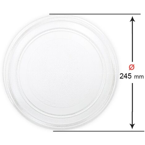 Plato Microondas Ø 245mm Universal Liso (1/3)