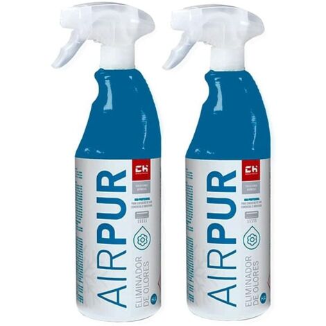 Pack AIRPUR + AIRPUR Eliminador Olores Aire Acondicionado UNIVERSAL 750ml (1/4)