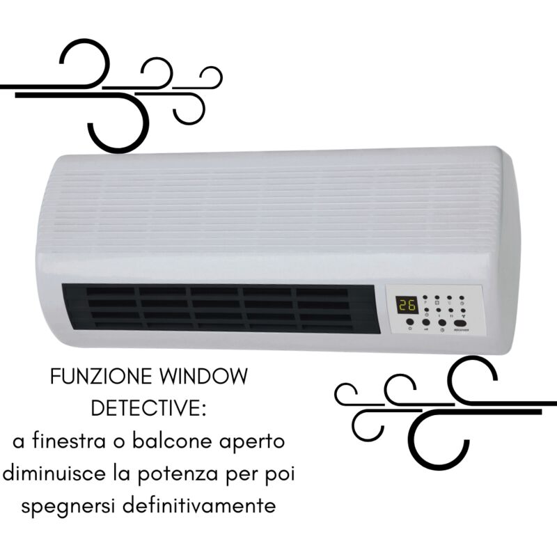 CALDOBAGNO STUFETTA DA Bagno Termoventilatore Convettore Elettrico 2000W  451F EUR 23,80 - PicClick IT