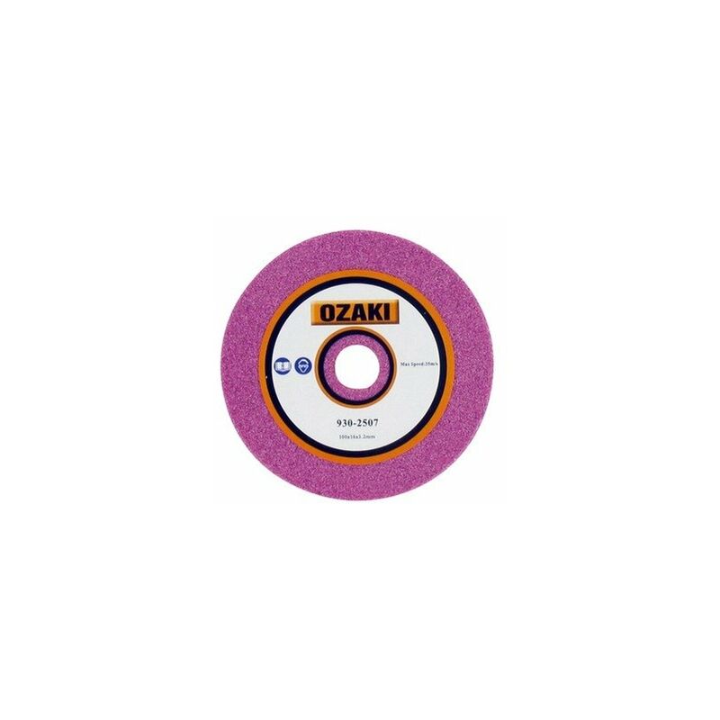 Meule Corindon Brun 150 Mm X 32 Mm X 25 Mm Grain 60 Pour Touret - Meulage Métal Et Pierre