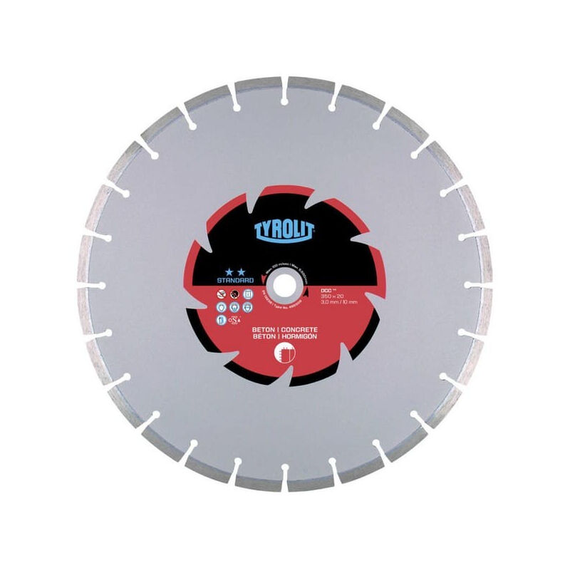 Lame Diamant Brasée 230 Mm (9 Pouces) - Disque Coupe Pour Pierre, Marbre, Métal, Granit, Utilisable à Sec Ou Humide