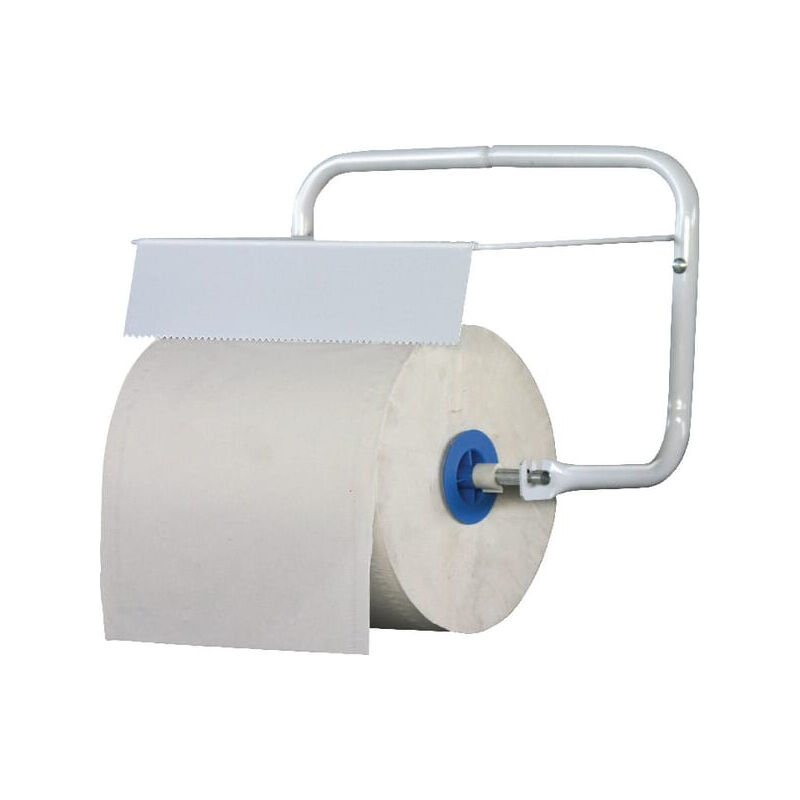 Distributeur Bobine Papier Mural Tecnokit - Robuste Acier Pour Cuisine Et Atelier