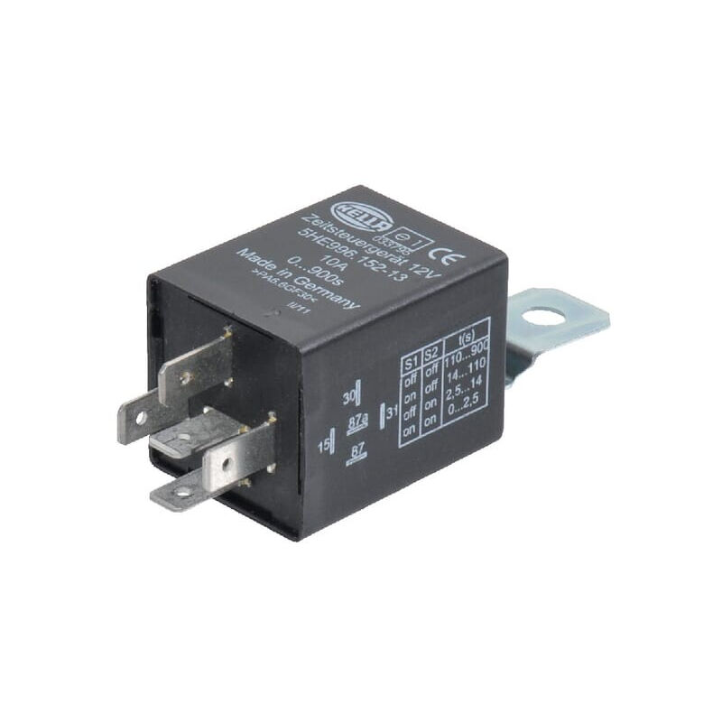 HELLA 5He 996 152-141 Minuterie 24V - Relais Inverseur 5 Connexions Pour Véhicules
