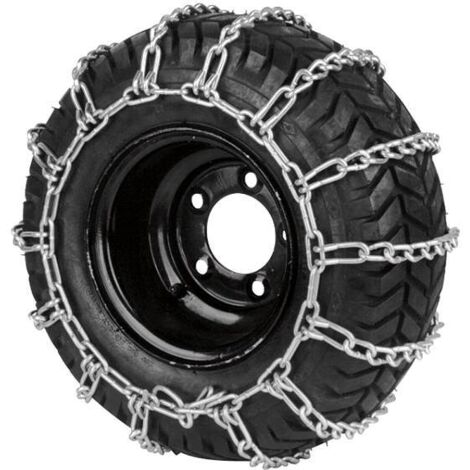 Chaînes à neige 18x850x8 – Traction optimale sur neige et glace – Adaptables à plusieurs dimensions de pneus – Poids 5,2 kg (1/2)