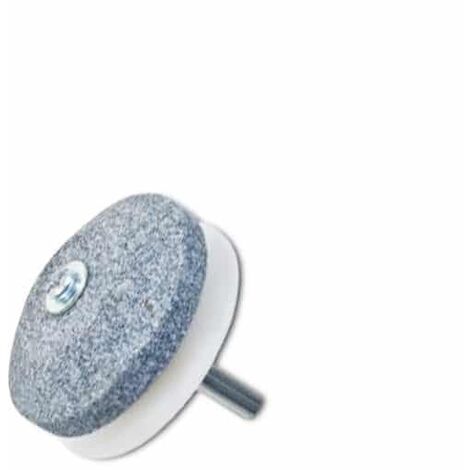 Affûteur pour lame de tondeuse avec guide en nylon - Adaptable sur toutes les perceuses
