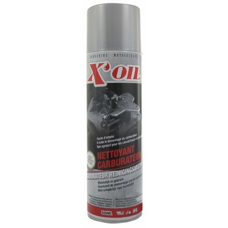 Nettoyant carburateur en aérosol 500 ml – Non agressif pour caoutchoucs et plastiques – Nettoyage efficace sans démontage