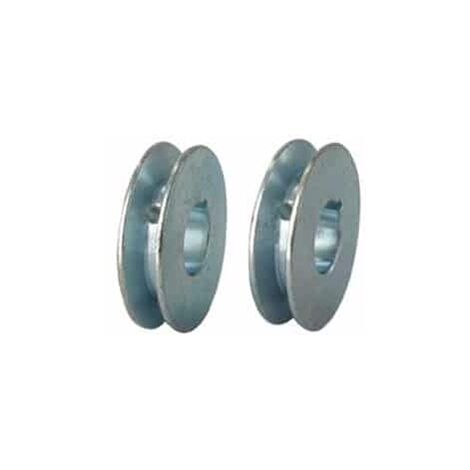 Poulie pour moteur thermique 58mm diamètre – Hauteur 14mm – Rainure de cale pour fixation optimale – Compatible CASTELGARDEN CL484TR
