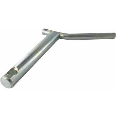 Axe d'attelage 120mm – Diamètre 20mm – Adaptable pour remorquage – Conception robuste pour applications exigeantes