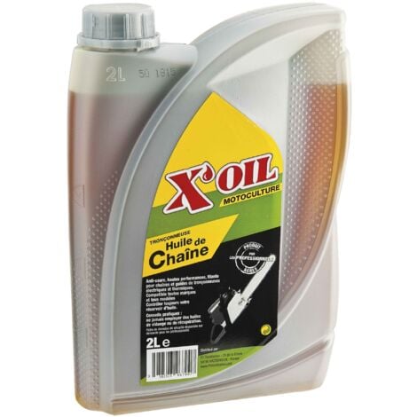 Huile de chaîne de tronçonneuse X'OIL 2 litres