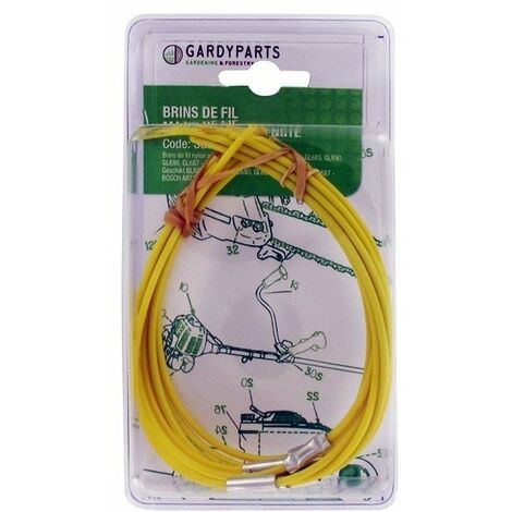 Lot de 10 brins fyl nylon BOSCH F016800182 (1/3)