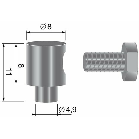 Serre câble - diamètre 2,5 mm (1/2)