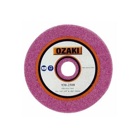 Meule à touret 100mm – Alésage 16mm – Épaisseur 4,7mm – Pour affûtage précis d'outils Mini-Jolly