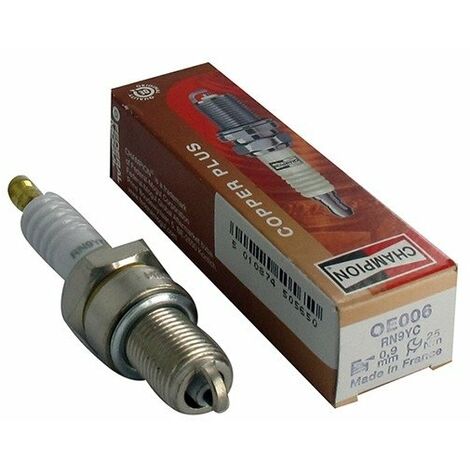 Bougie d'allumage CHAMPION RN9YC – Compatible NGK BPR6ES – Origine – Conditionnement vrac – Pour moteurs STIGA et Honda - NGBPR6ES
