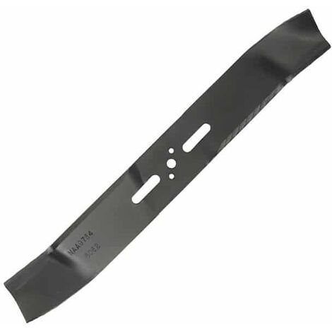 Lame de tondeuse mulching 46 cm – Longueur 460 mm – Adaptable pour alésage 9,5 mm – Performance optimale coupe et broyage d'herbe (1/2)