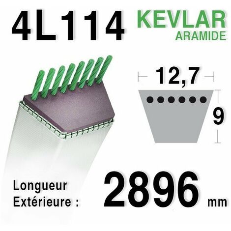 Courroie 4L1140 - 4L114 (1/2)