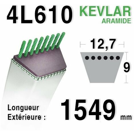 Courroie 4L610 - 4L61 TORO 27199 SNAPPER 2-3710 (1/2)