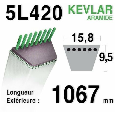 Courroie 5L420 - 5L42 MTD 75404171 JOHN DEERE m76054