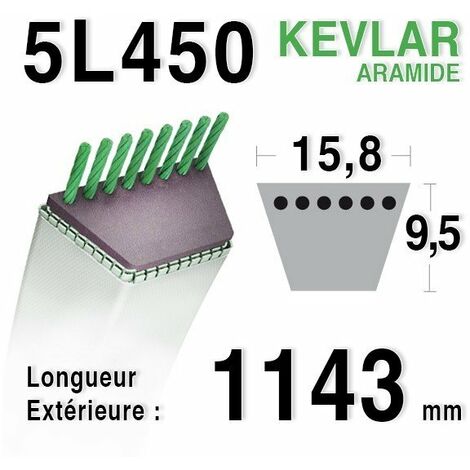 Courroie 5L450 - 5L45 MTD 754-0180 - 954-0180
