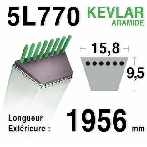 Courroie 5L770 - 5L77 RANSOMES - BOBCAT gsf 3514 ca NOMA 300680 (1/3)