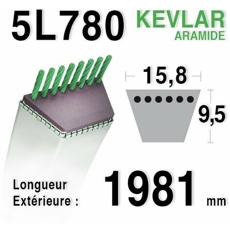 Courroie 5L780 - 5L78 AMF - NOMA 57298 - 141502 - 300680 (1/3)